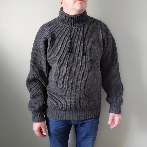 Vtg Comme Des Garcons CDG Wool Fishermen's Sweater - Picture 2 of 6